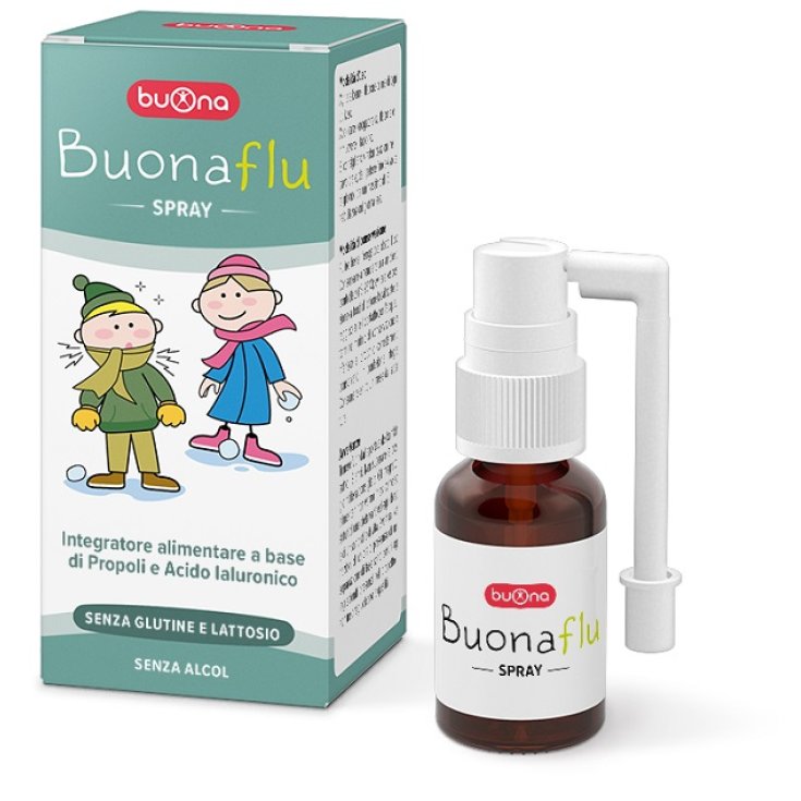 BuonaFlu Spray Orale Integratore per Gola e Immunit&agrave; 20ml