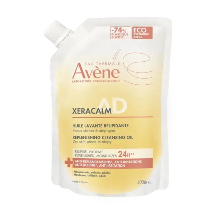 Av&egrave;ne XeraCalm A.D Olio detergente liporestitutivo eco-ricarica 400ml