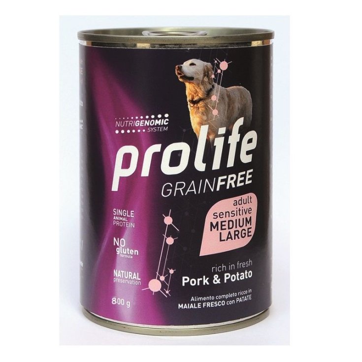 Grain Free Adult Medium/Large Sensitive Pork & Potato - 800GR