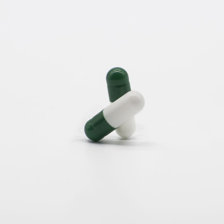 Farmalabor Capsule Vuote Tipo 0 Bianco Verde, 1000 Pezzi