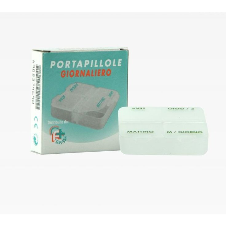 Farvisan Portapillole Giornaliero 4 Scomparti