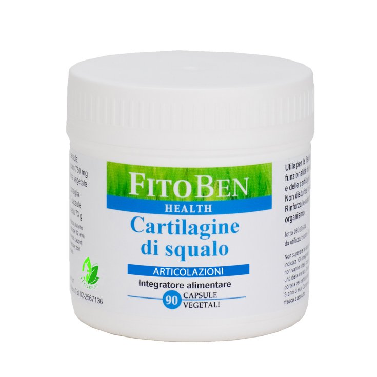 Fitoben Cartilagine di Squalo Integratore Alimentare in Capsule, 90 pz