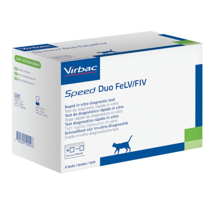 Virbac Speed Duo Felv Fiv 6 Test Diagnostico Felino Virbac Speed Duo Felv Fiv 6 Test Diagnostico Felino