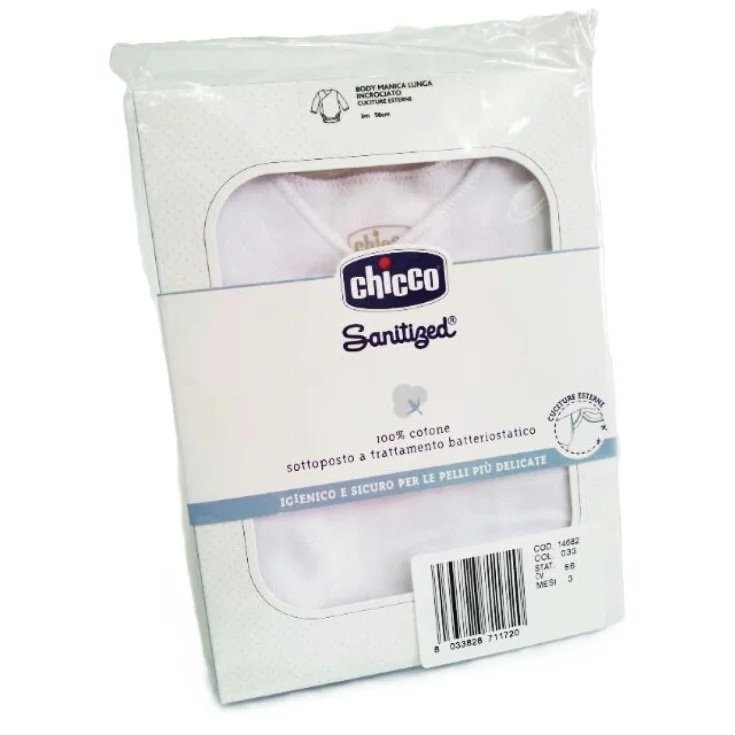 Chicco Body Manica Lunga Cotone organico 62 cm