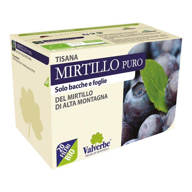 Valverbe Tisana Mirtillo Puro 20 Filtri