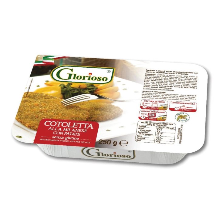 I.C.A. Srl Cotoletta Milanese con Patate Surgelata Senza Glutine