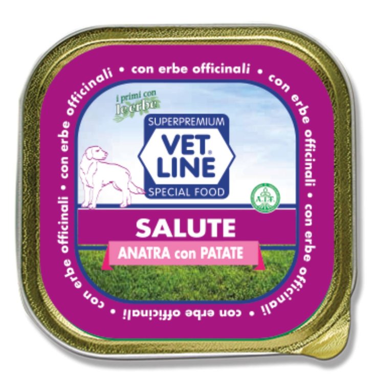 Vet Line Salute Anatra e Patate Alimento Umido per Cani - 150 g