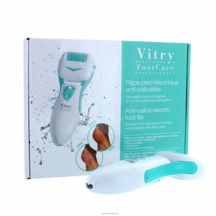 Vitry Raspa Elettrica Ricaricabile per Piedi