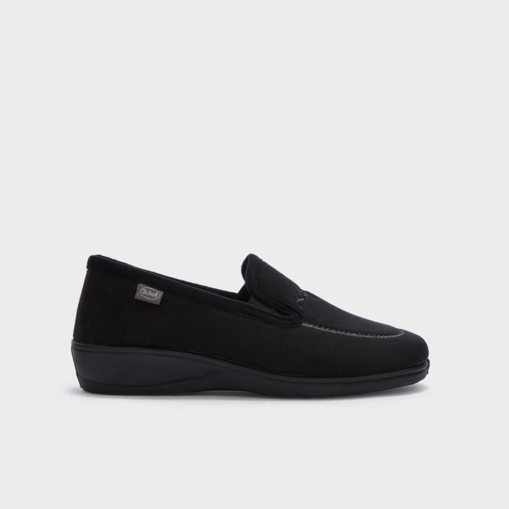 Scholl's Scarpe Rossana in Nappa e Camoscio Nero
