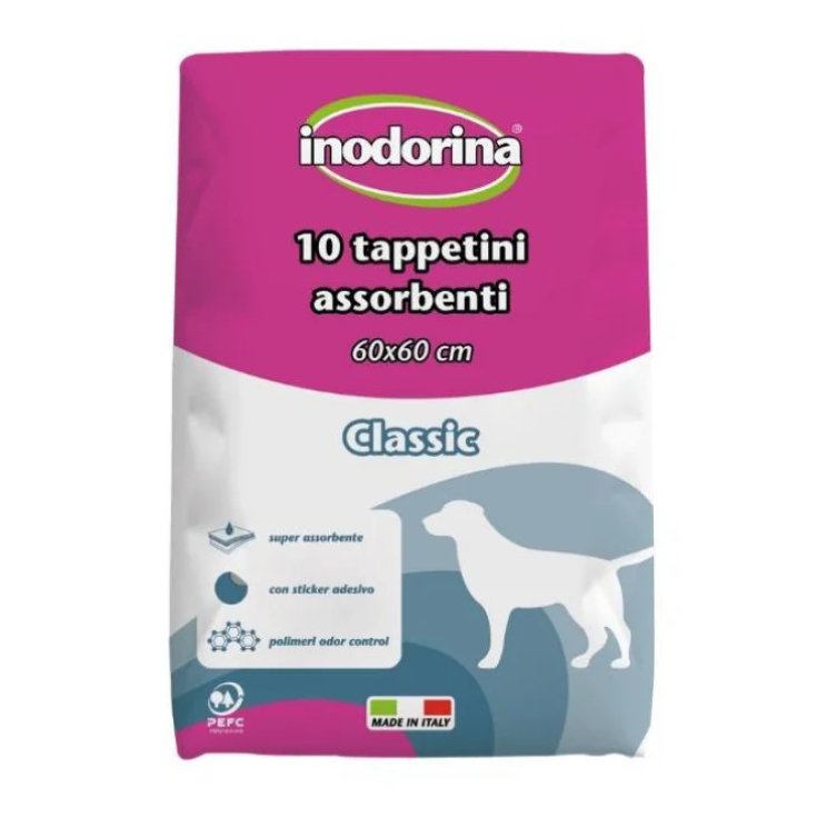 Inodorina Tappetino Igienico 60x60 cm - 10 Pezzi