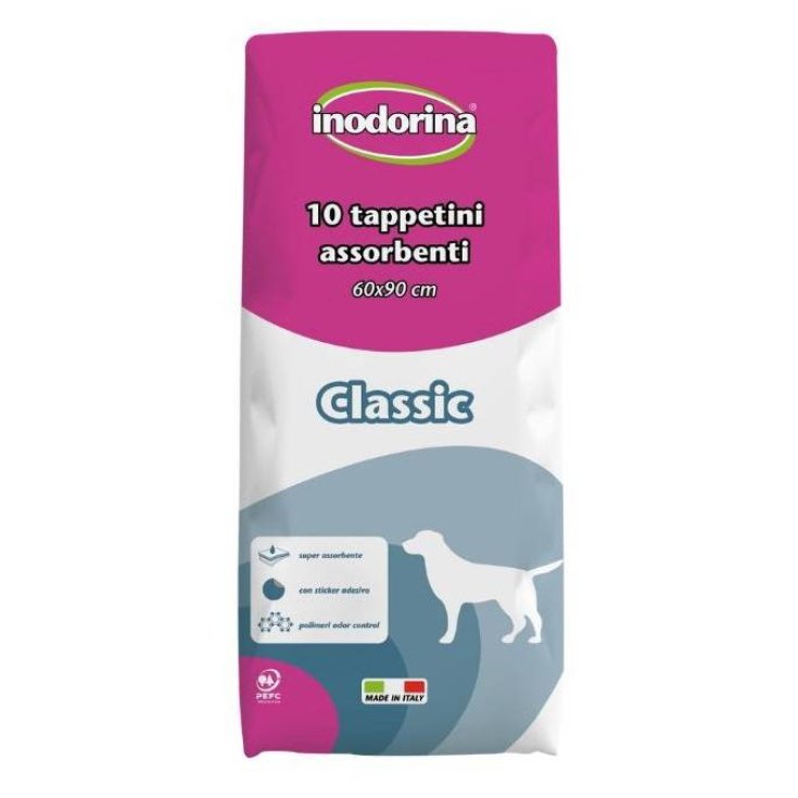Inodorina Tappetino Igienico per Cani e Gatti 60x90 cm, 10 Pezzi