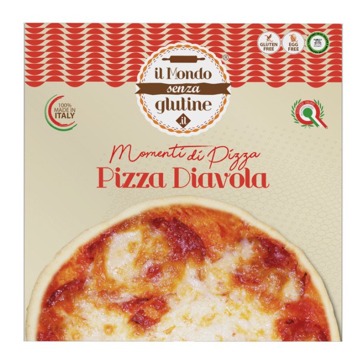 Sg Pizza Diavola Surgelata Senza Glutine 400g