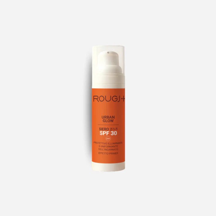 Rougj Urban Glow Siero Viso 2in1 SPF30 Protettivo Illuminante Uniformante