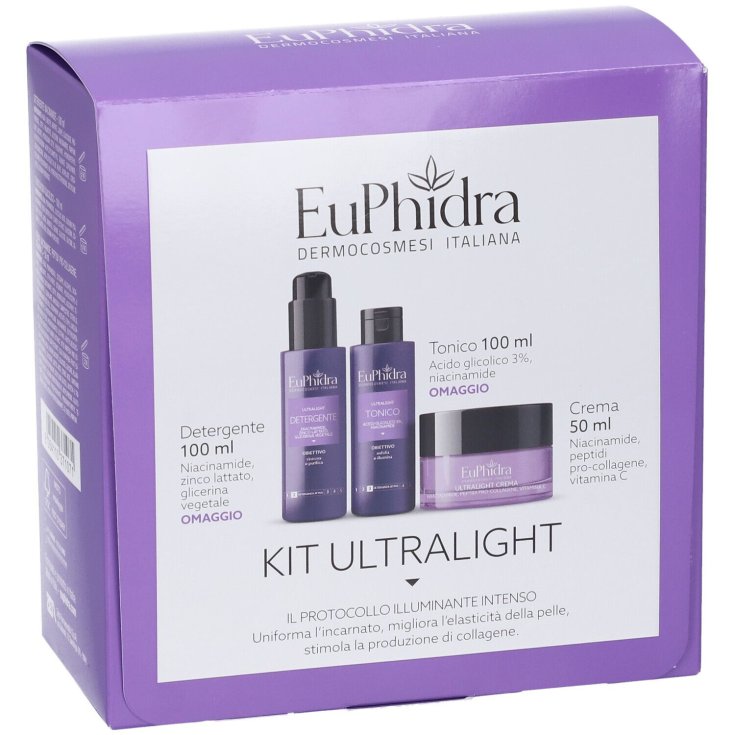 Euphidra Ultralight Kit Crema Ricca Niacinamide 50 ml