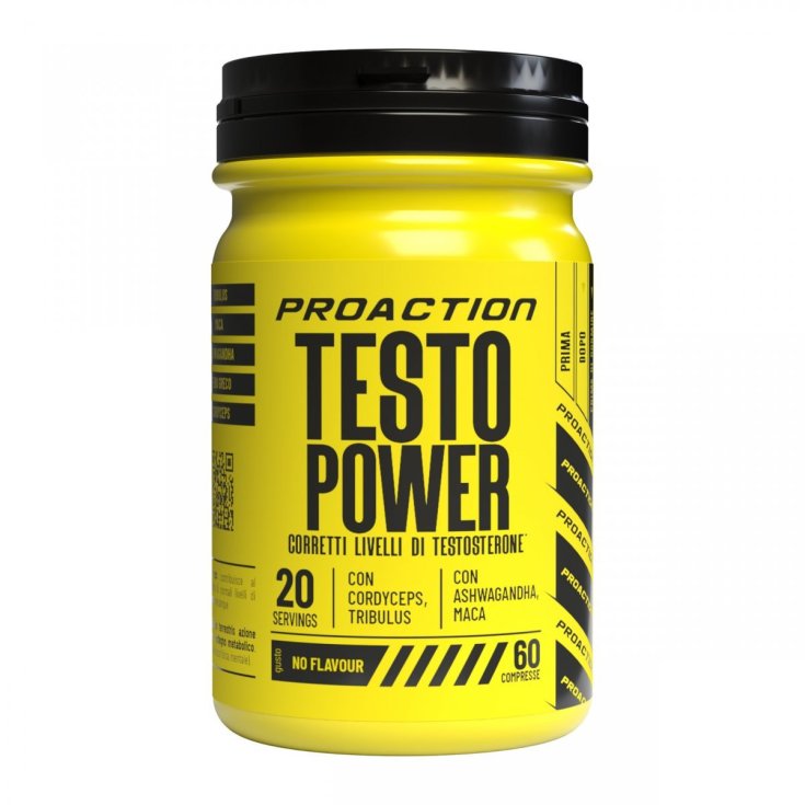 Proaction Fit Testo Power Integratore per Sportivi - 60 Compresse