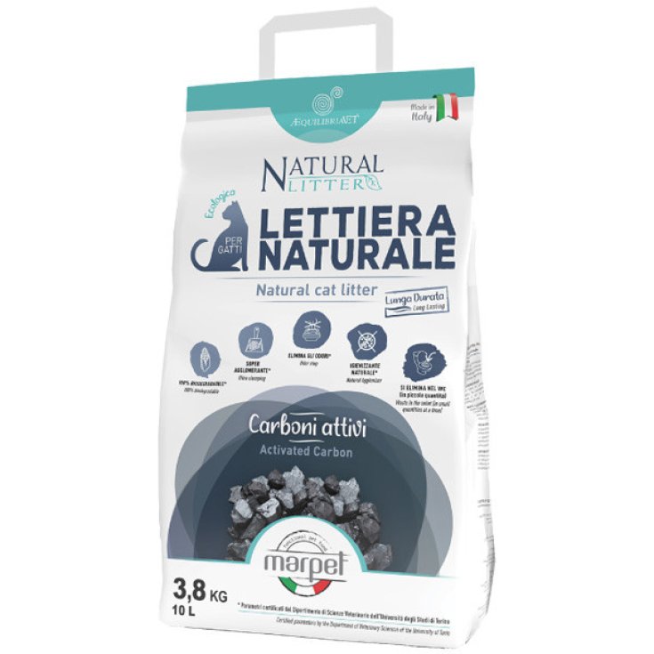 Equilibriavet Natural Lettiera al Carbone Attivi 19 Litri