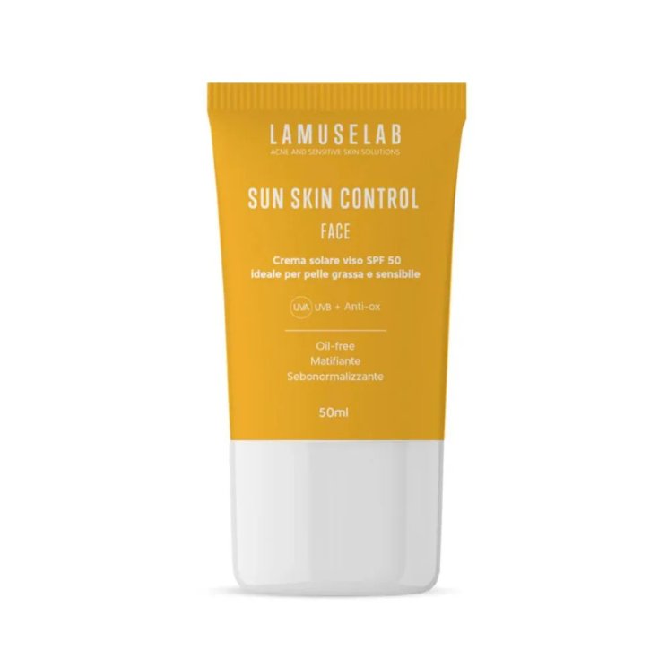 LamuseLab Sun Skin Control Crema Solare Viso SPF50