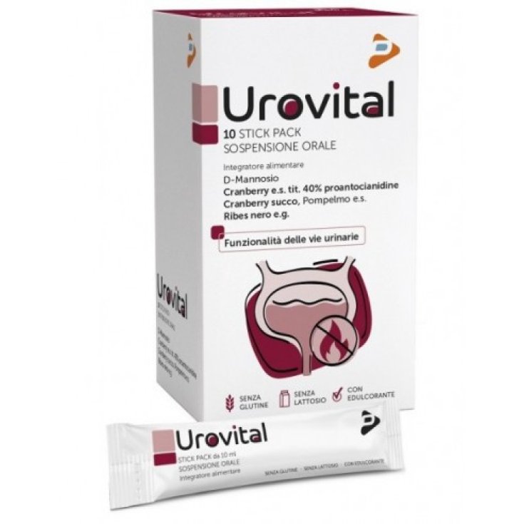 Urovital 10 Stick Pack Integratore Vie Urinarie