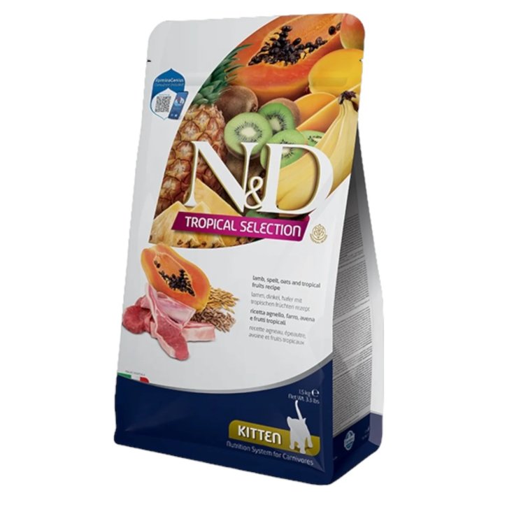 Farmina N&D Tropical Kitten Agnello, Farro e Avena 300 g