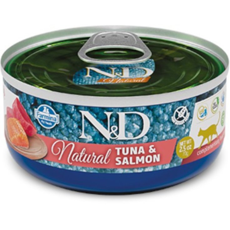 Farmina N&D Natural Tonno e Salmone Umido per Gatti Adulti - 70g