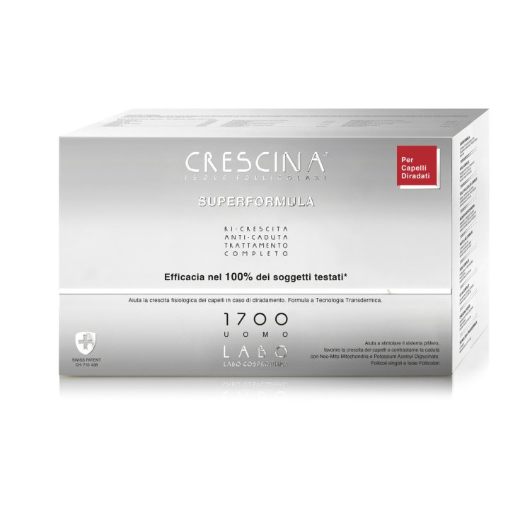 Crescina Isole Follicolari Superformula 1700 Uomo 20+20