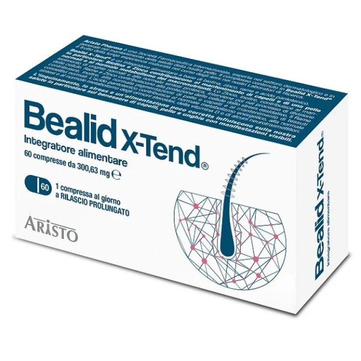 Aristo Pharma Bealid X-Tend Integratore per Pelle, Capelli e Unghie - 60 Compresse