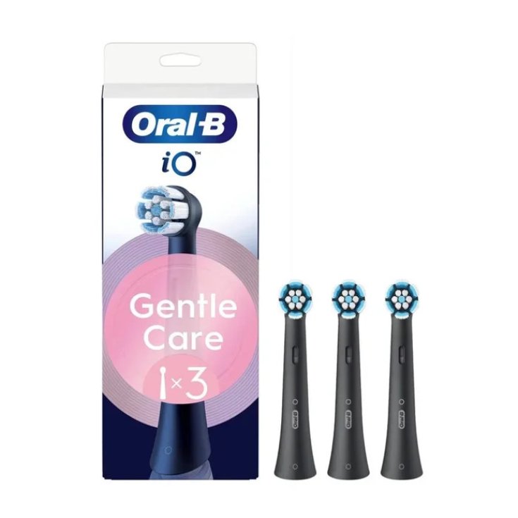 Oral-B Power Refill iO Gentle Clean Nere 3 Pezzi