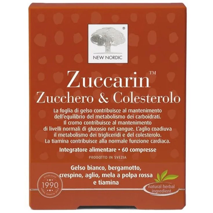 Zuccarin Zucchero e Colesterolo 60 Compresse