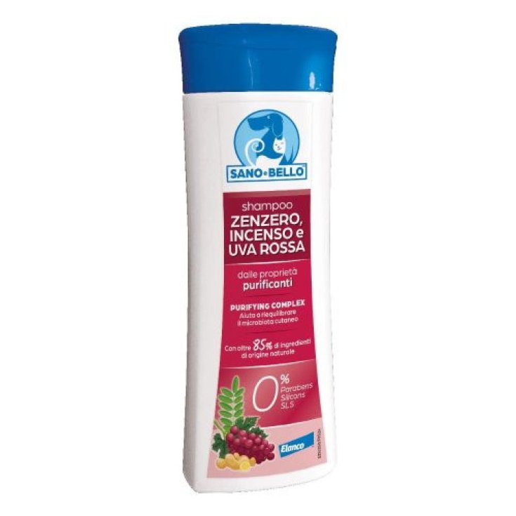 Sano e Bello Shampoo Zenzero, Incenso e Uva Rossa 250ml