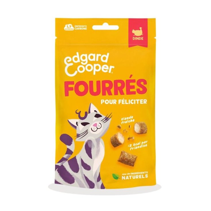 Edgard & Cooper Snack Gatto Adulto Tacchino 60 g