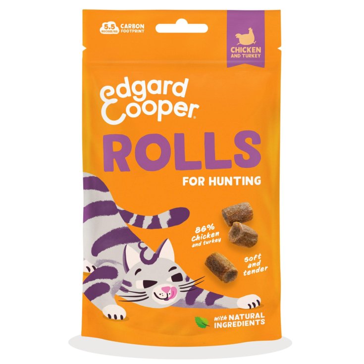 Edgard & Cooper Export Adult Rolls Pollo e Tacchino 45g