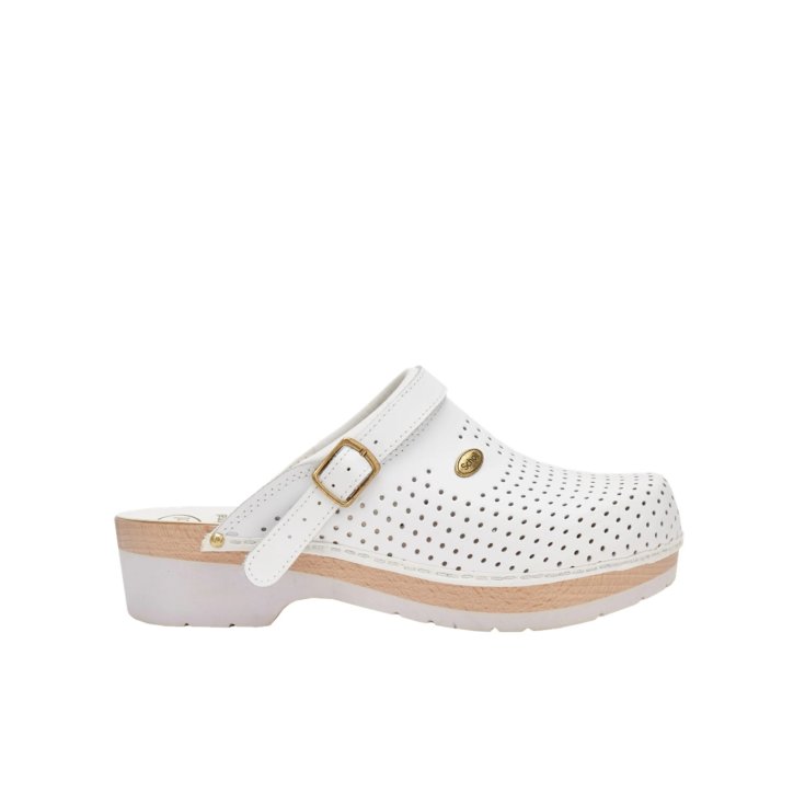 Scholl's Zoccoli Supercomf Bianco Unisex