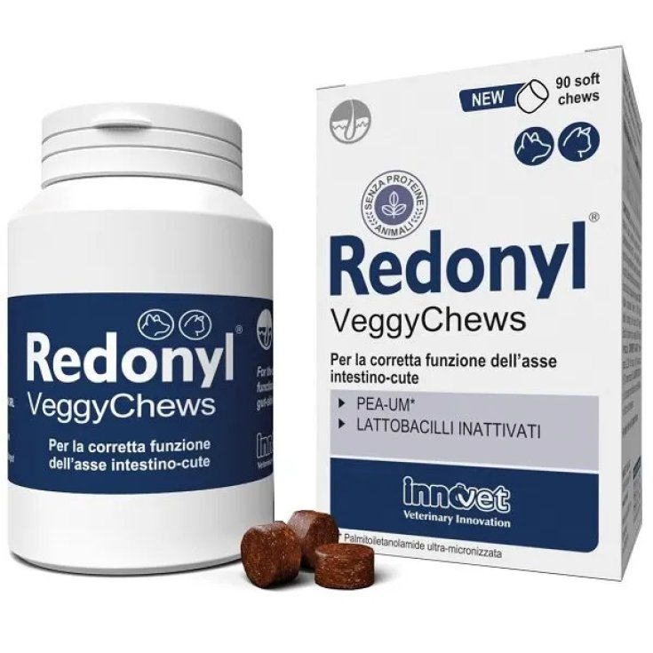 Redonyl VeggyChews Integratore Intestino-Cute Cani e Gatti 90 Soft Chews