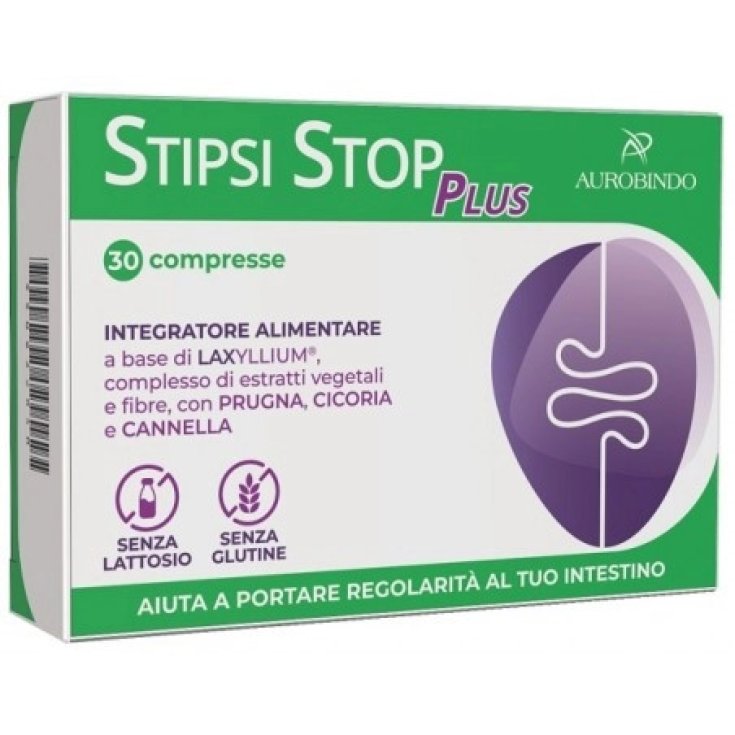 Aurobindo Stipsi Stop Plus Integratore Regolarità Intestinale 30 Compresse
