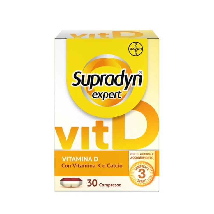 Supradyn Expert Vitamina D Integratore per Ossa, Muscoli e Sistema Immunitario - 30 Compresse Supradyn Expert Vitamina D Integratore per Ossa, Muscoli e Sistema Immunitario - 30 Compresse