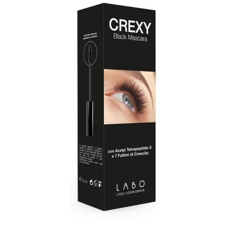 Crexy Ciglia Black Mascara Trattamento Rinfoltente e Allungante