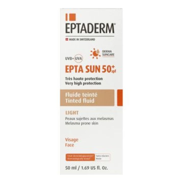 Eptaderm Epta Sun SPF50+ Fluido Colorato Chiaro 50ml