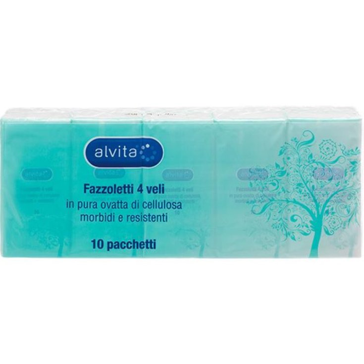 Alvita Fazzoletti Natale 4 Veli, 6 Pacchetti