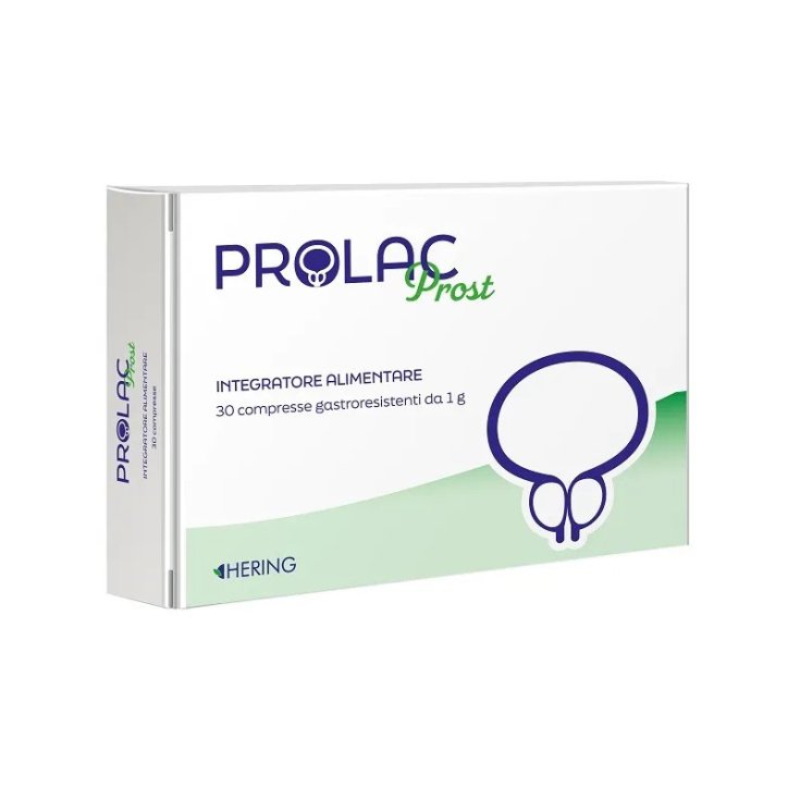Hering Prolac Prost Integratore Prostata e Vie Urinarie, 30 Compresse