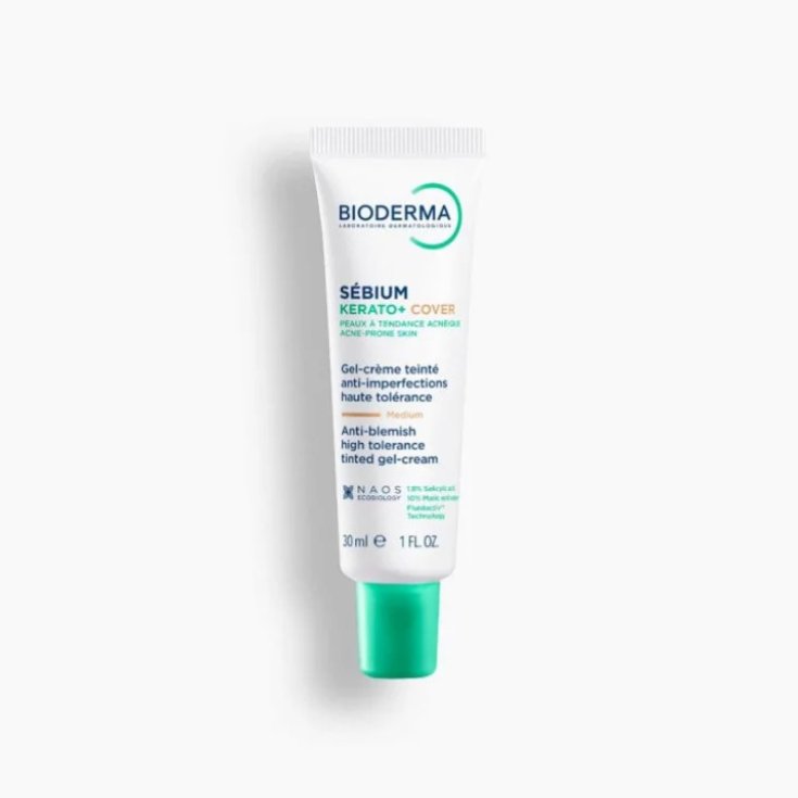 Bioderma Sébium Kerato+ Cover Gel-Crema Colorato Antiimperfezioni 30 ml