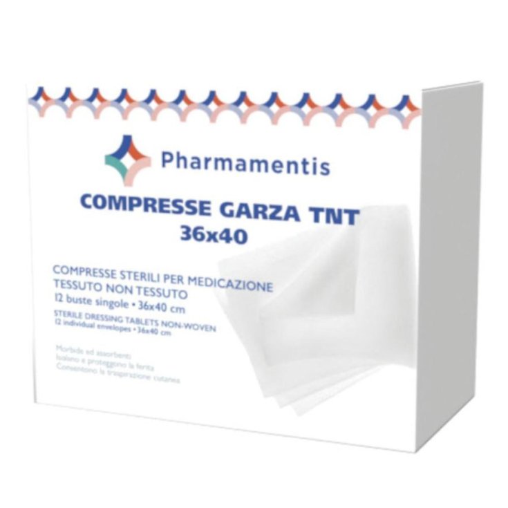 Pharmamentis Garza TNT 36x40 cm Sterile, Monouso per Medicazioni