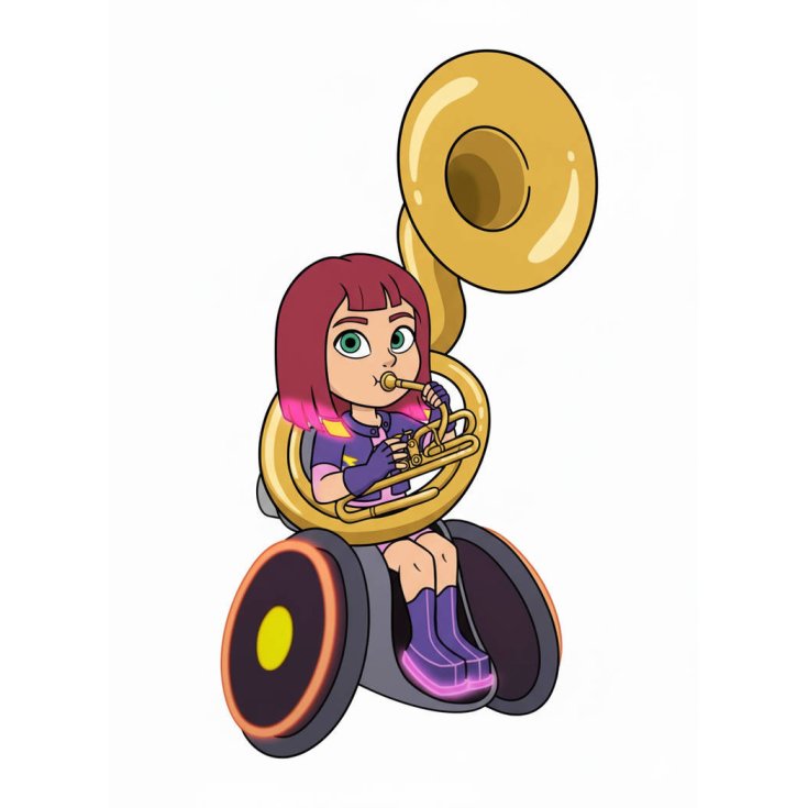 DeviantArt Sally Stageplay Che Suona Il Sousaphone