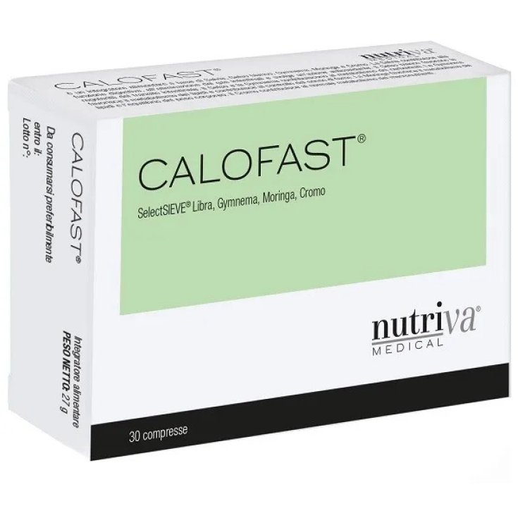 UP PHARMA Calofast 30 Compresse, Integratore per Controllo Peso