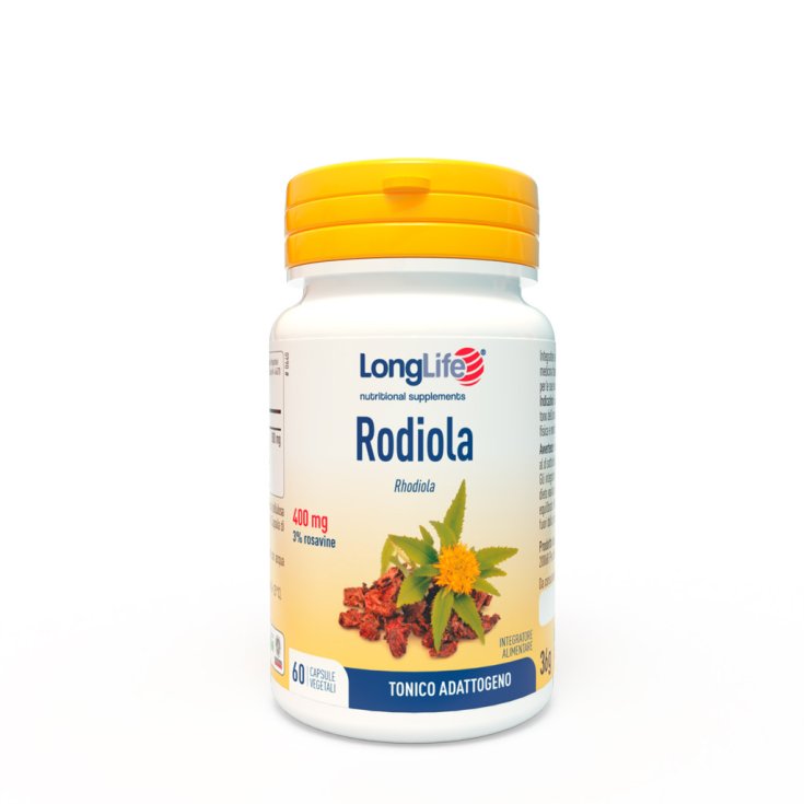 Longlife Rodiola: Integratore per Stanchezza Psico-Fisica, 60 Capsule