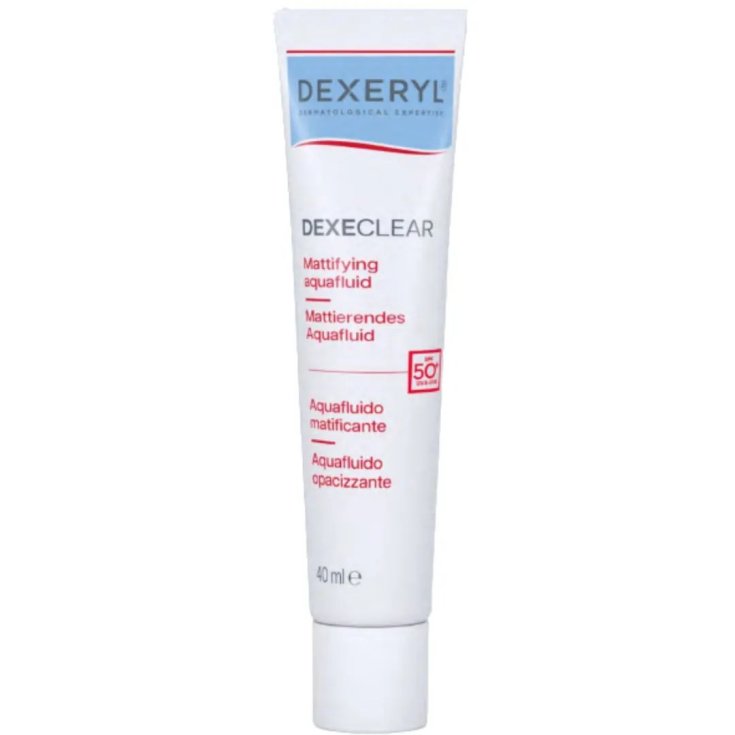 Avene Dexeclear Aquafluido Opacizzante SPF50+ per Pelle Grassa 40 ml