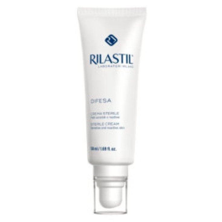 Rilastil Difesa Crema Sterile Lenitiva per Pelli Sensibili e Irritate, 50 ml
