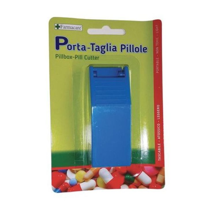 Farmacare Tagliapillole Manuale con Contenitore Integrato