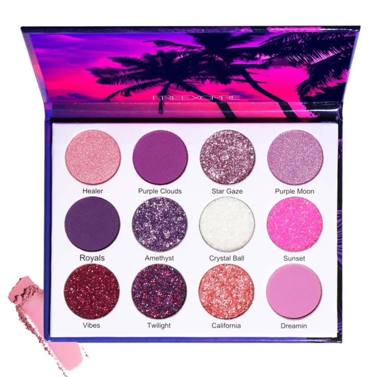 Vcnd Palette Ombretti Stellare 12 Colori Viola
