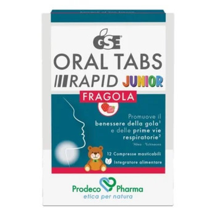 Gse Oral Tabs Rapid Junior Fragola - 12 Compresse Masticabili