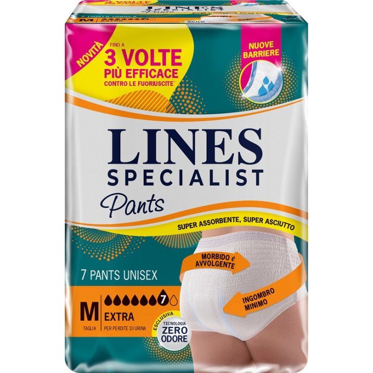 Lines Specialist Pants Extra M, 7 Pezzi, Unisex